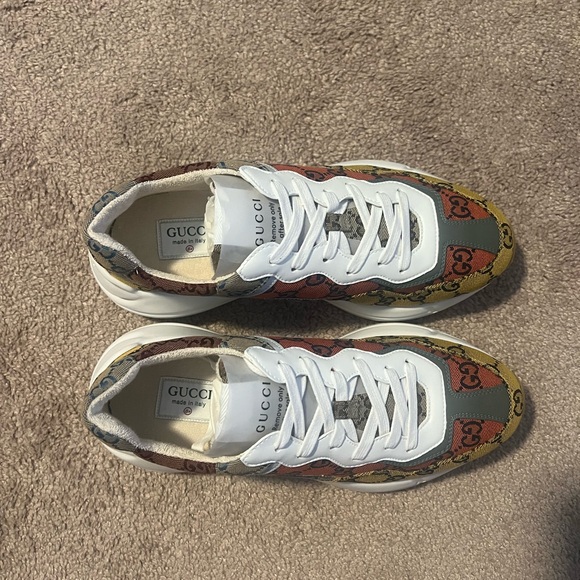 Gucci Rython GG Multi Color White NWT - Picture 7 of 15